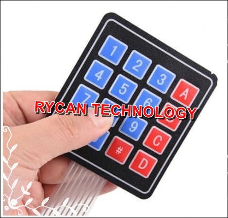 KEYPAD 4x4 ARDUINO Matrix Membrane Keypad 4 x 4 - rycantechnology.com