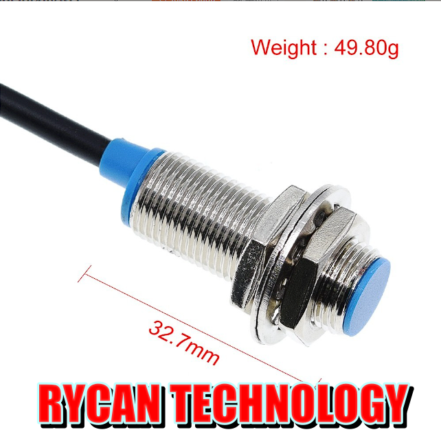 M12 Hall sensor proximity switch NJK-5002C MPN ON saklar magnetik tipe ...