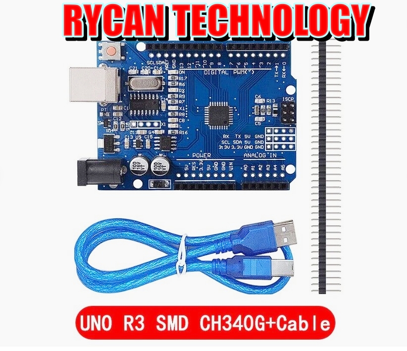 Arduino uno R3 smd + kabel 328 - rycantechnology.com