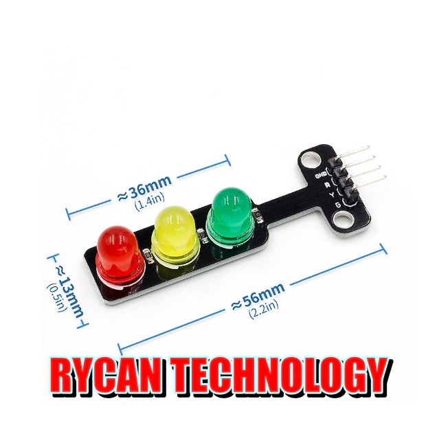 Modul LED Lampu Lalu Lintas Traffic Light Module 5V 8MM ARDUINO ...