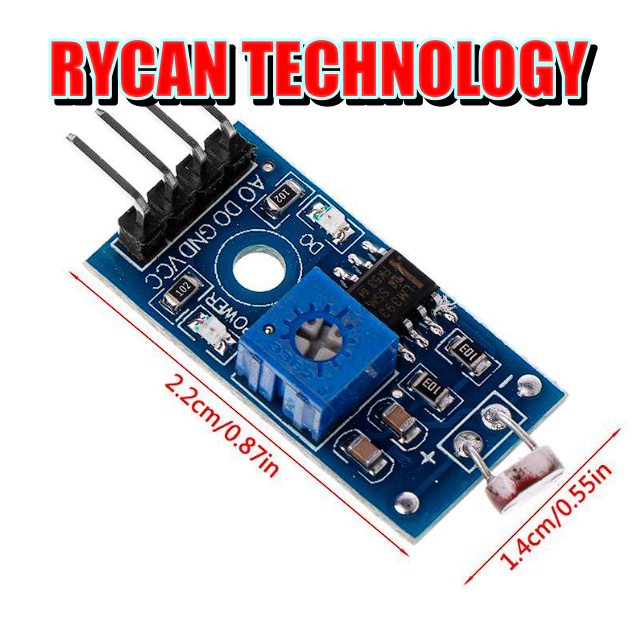 Modul sensor LDR photosensitive deteksi sensitif cahaya ...